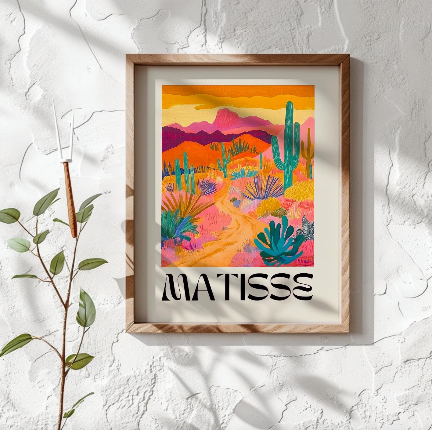 Matisse-Inspired Landscape Poster – Museum Exhibition Art Print | Digital Download