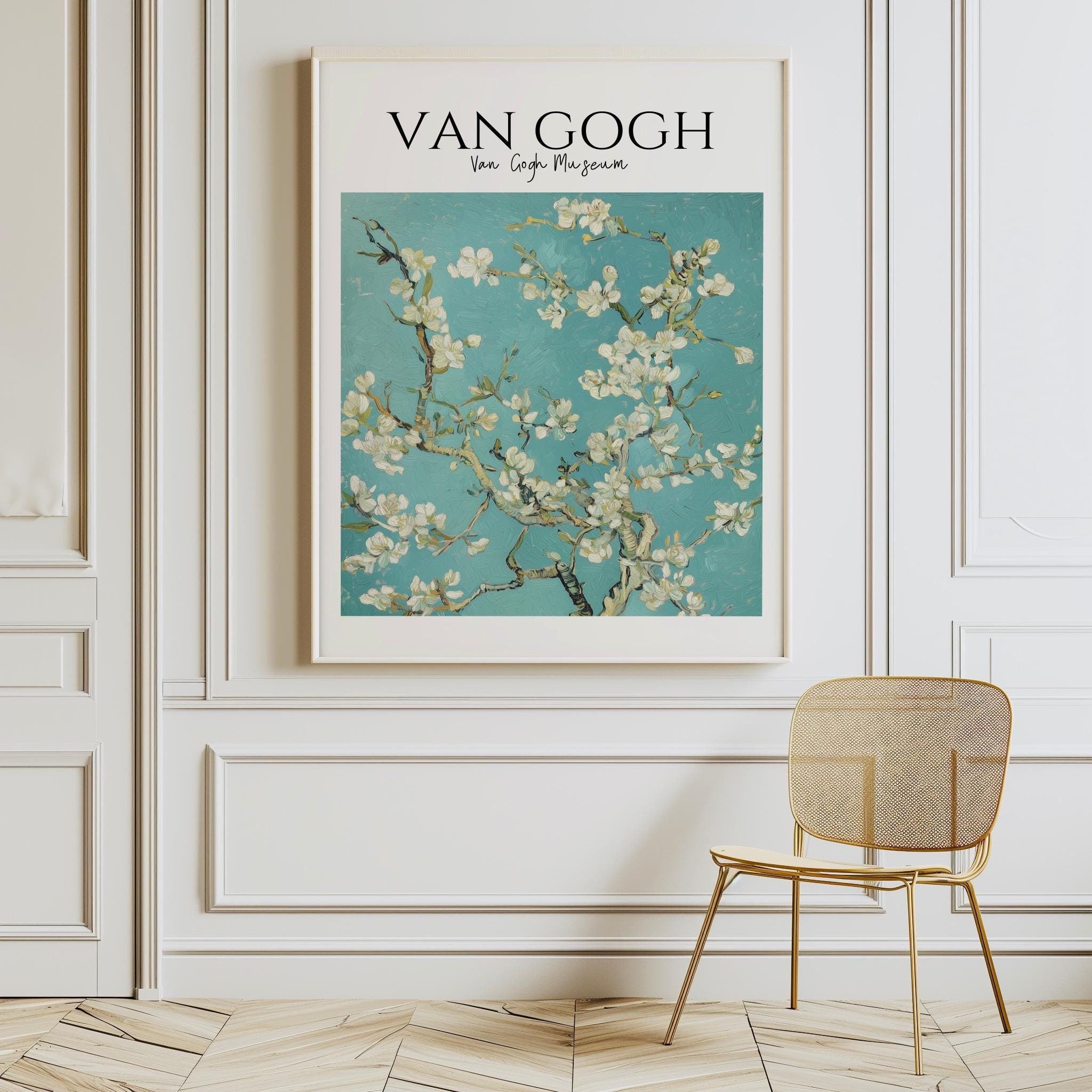 Van Gogh Almond Blossom Art Print – Classic Floral Museum Poster (Digital Download)