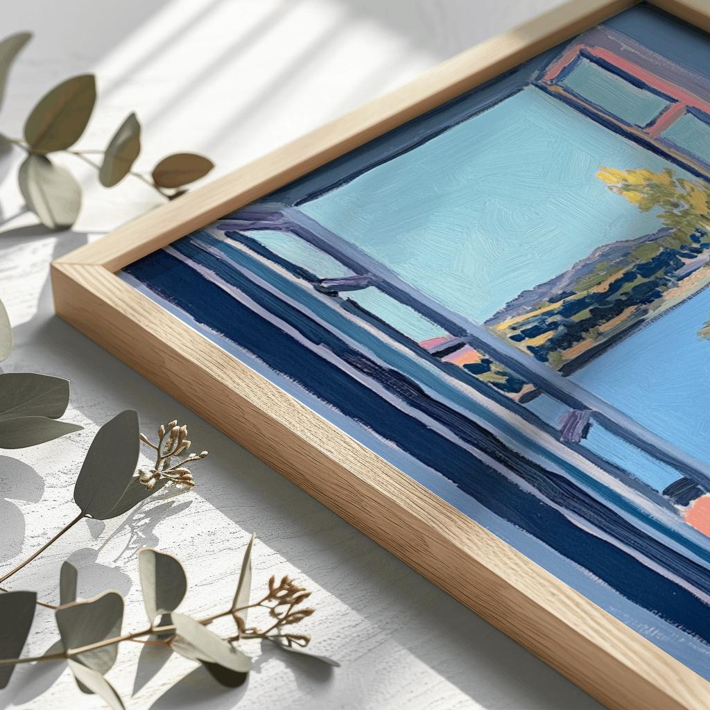 Matisse Open Window Poster – Colorful Fauvism Landscape Art Print (Digital Download)