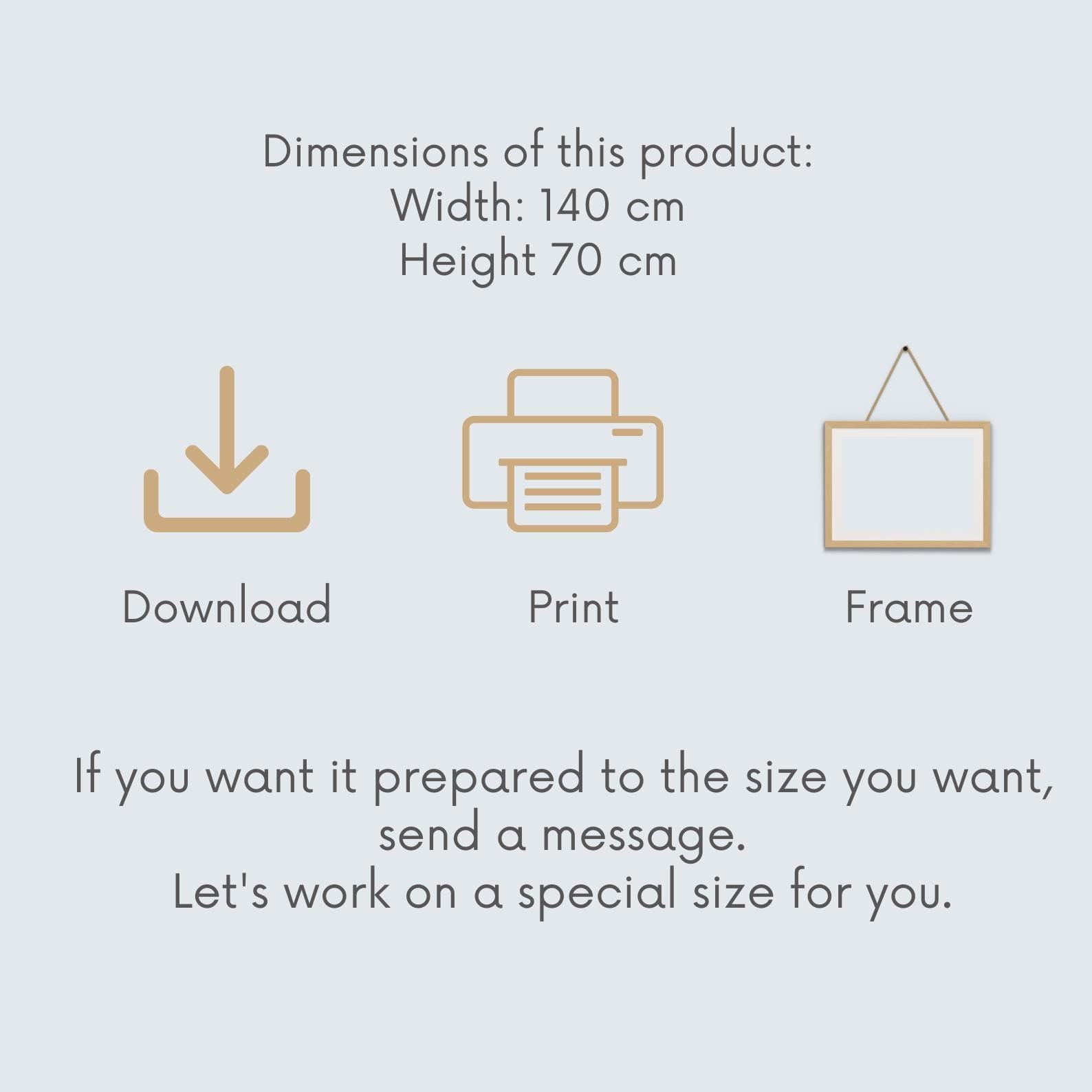 Japanese Mountainscape Art Print – Abstract Polka Dot Landscape Poster (Digital Download)