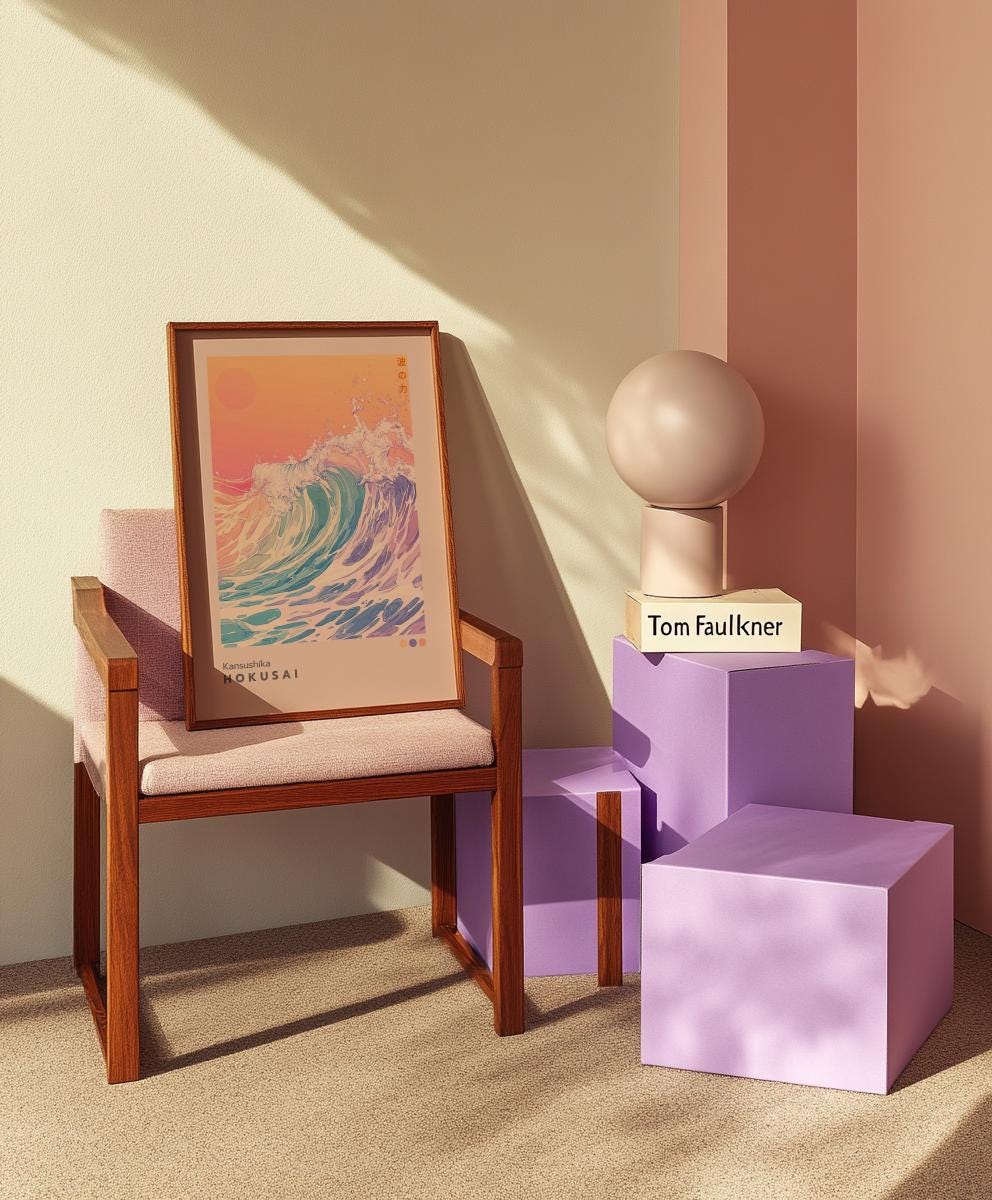 Hokusai Great Wave Inspired Print – Modern Japanese Wave Art (Digital Download)