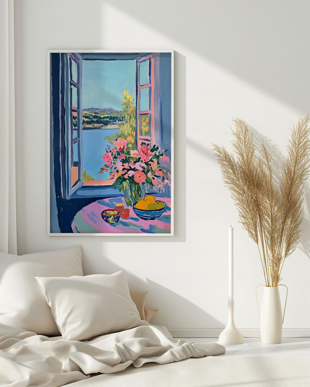 Matisse Open Window Poster – Colorful Fauvism Landscape Art Print (Digital Download)