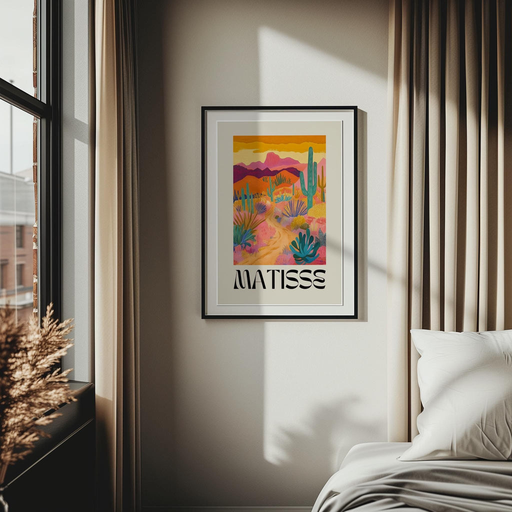 Matisse-Inspired Landscape Poster – Museum Exhibition Art Print | Digital Download