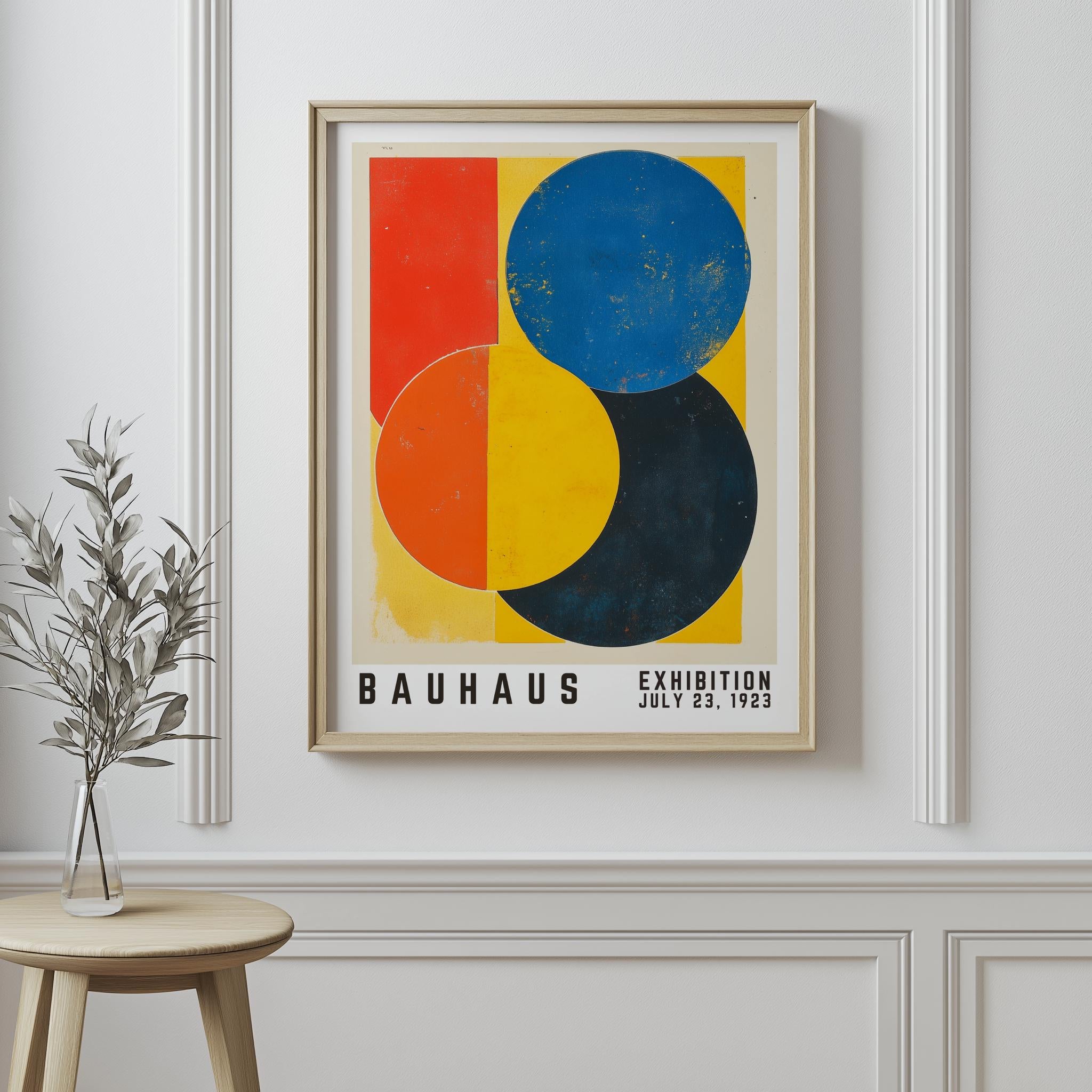 Bauhaus Exhibition 1923 Print – Mid-Century Modern Geometric Art Poster (Digital Download)