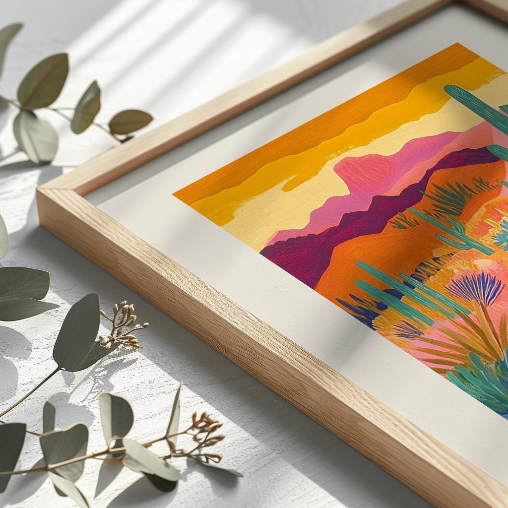 Matisse-Inspired Landscape Poster – Museum Exhibition Art Print | Digital Download