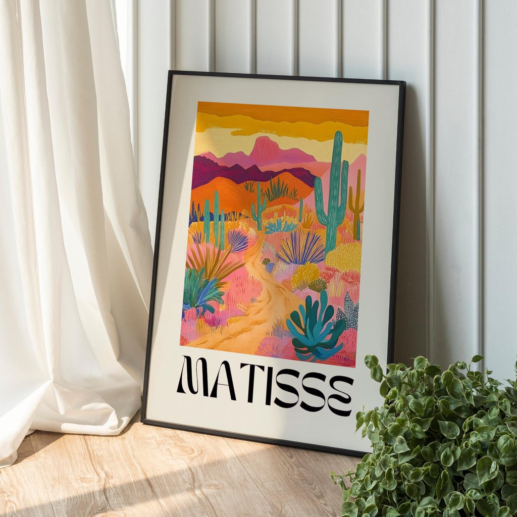 Matisse-Inspired Landscape Poster – Museum Exhibition Art Print | Digital Download