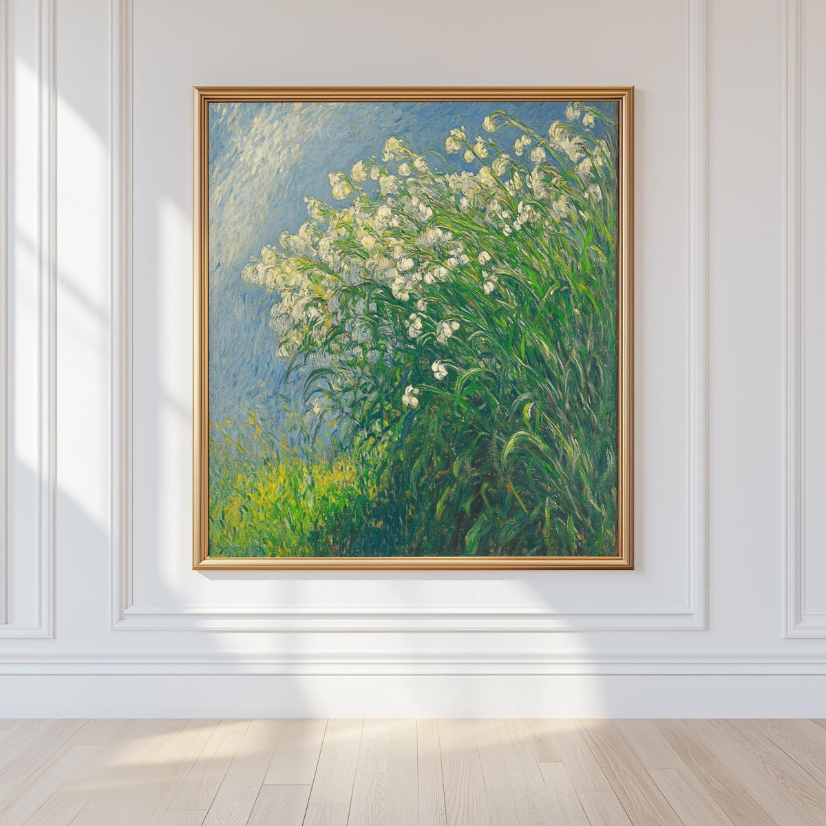 Claude Monet Lily of the Valley Art Print Floral Wall Art - Digital Download
