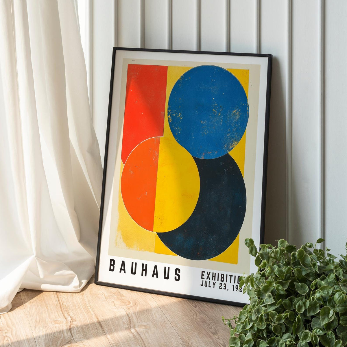 Bauhaus Exhibition 1923 Poster Mid Century Geometric Art - Digital Download