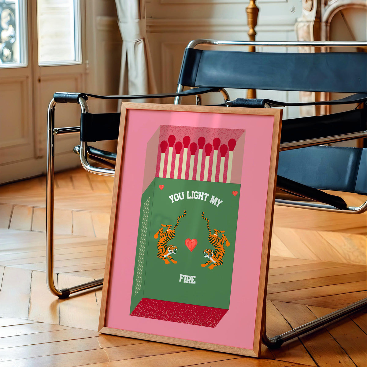 Match Made in Heaven Print Retro Matchbox Wall Art - Digital Download