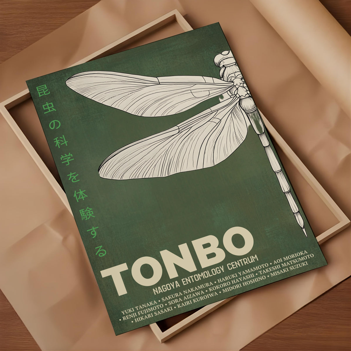 Dragonfly Exhibition Poster Tonbo 2003 Nagoya Japanese Art - Digital Download