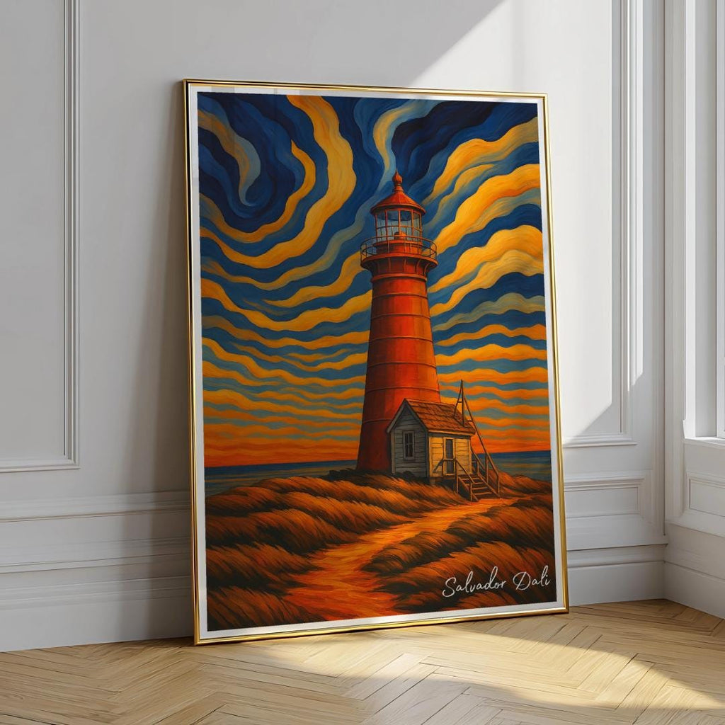 Salvador Dali The Lighthouse Poster Surrealist Wall Art - Digital Download