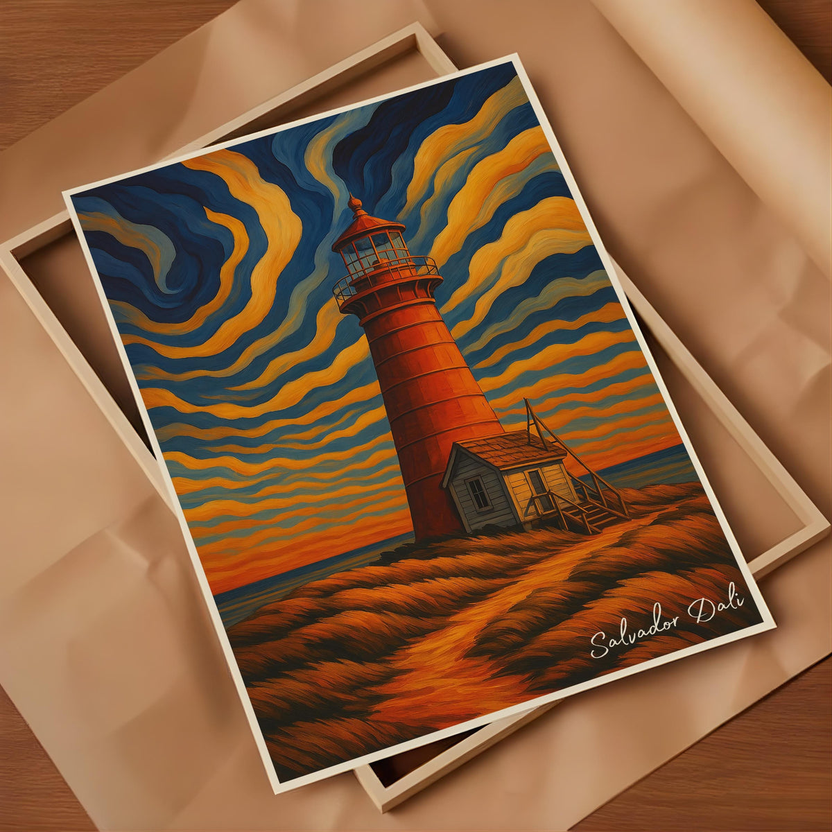 Salvador Dali The Lighthouse Poster Surrealist Wall Art - Digital Download