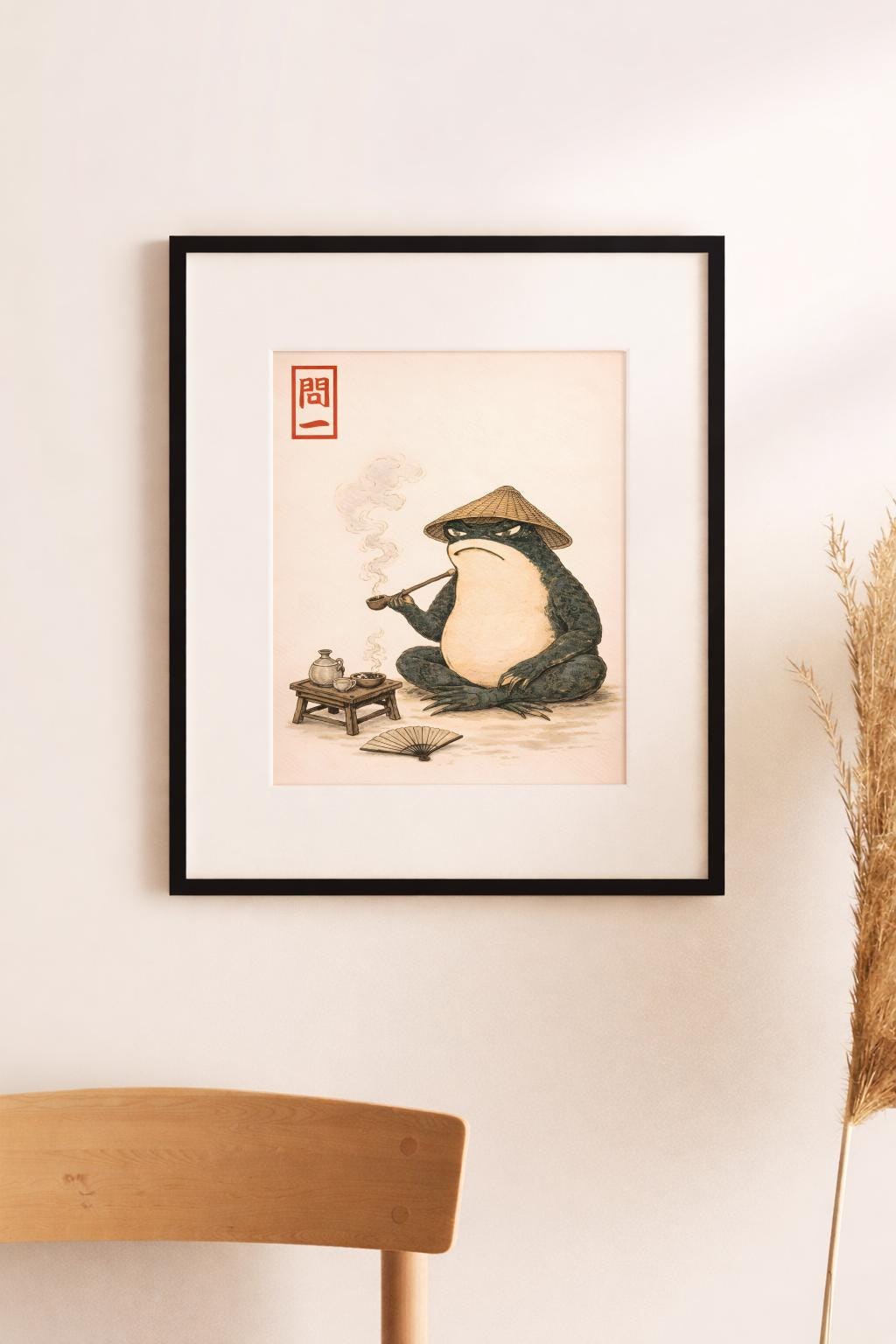 Matsumoto Hoji Frog Print Japanese Vintage Woodblock Wall Art - Digital Download