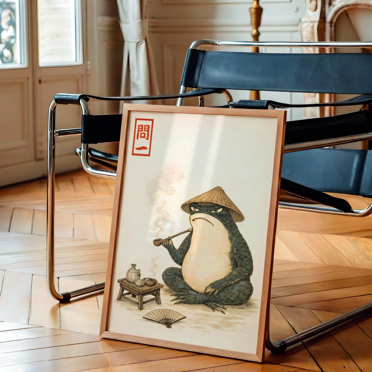 Matsumoto Hoji Frog Print Japanese Vintage Woodblock Wall Art - Digital Download