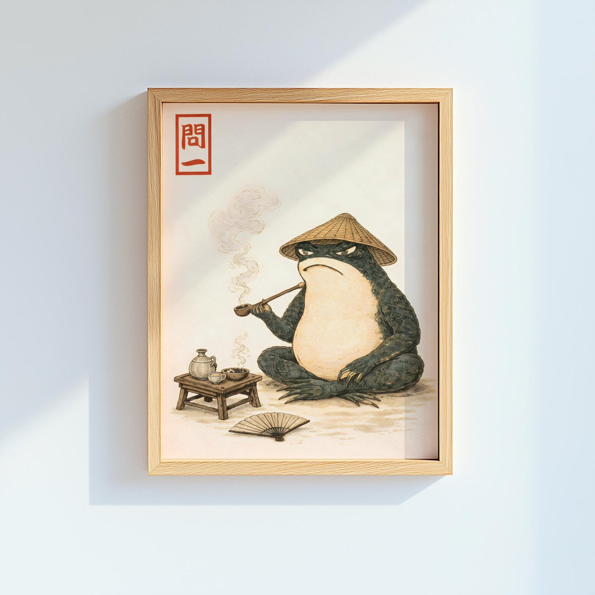 Matsumoto Hoji Frog Print Japanese Vintage Woodblock Wall Art - Digital Download