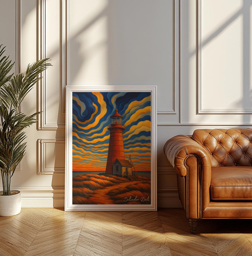 Salvador Dali The Lighthouse Poster Surrealist Wall Art - Digital Download