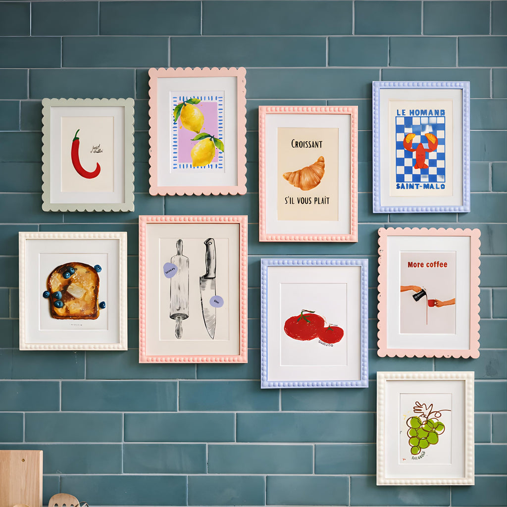20 Trendy Kitchen Print Set Food Cocktail Gallery Wall Art - Digital Download
